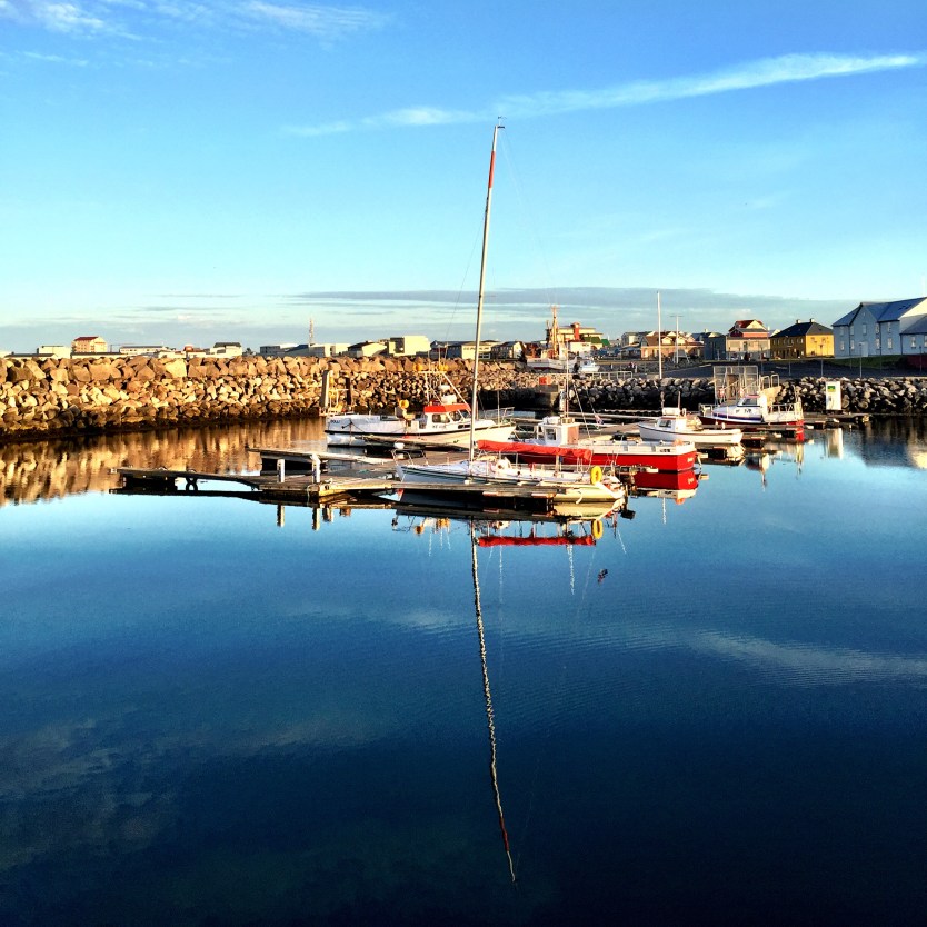 Keflavic, Iceland at 10pm in July 2015